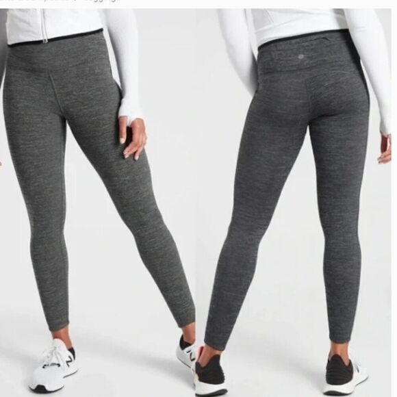 ATHLETA Altitude Tight Gray Heathered Size Medium - Picture 1 of 9